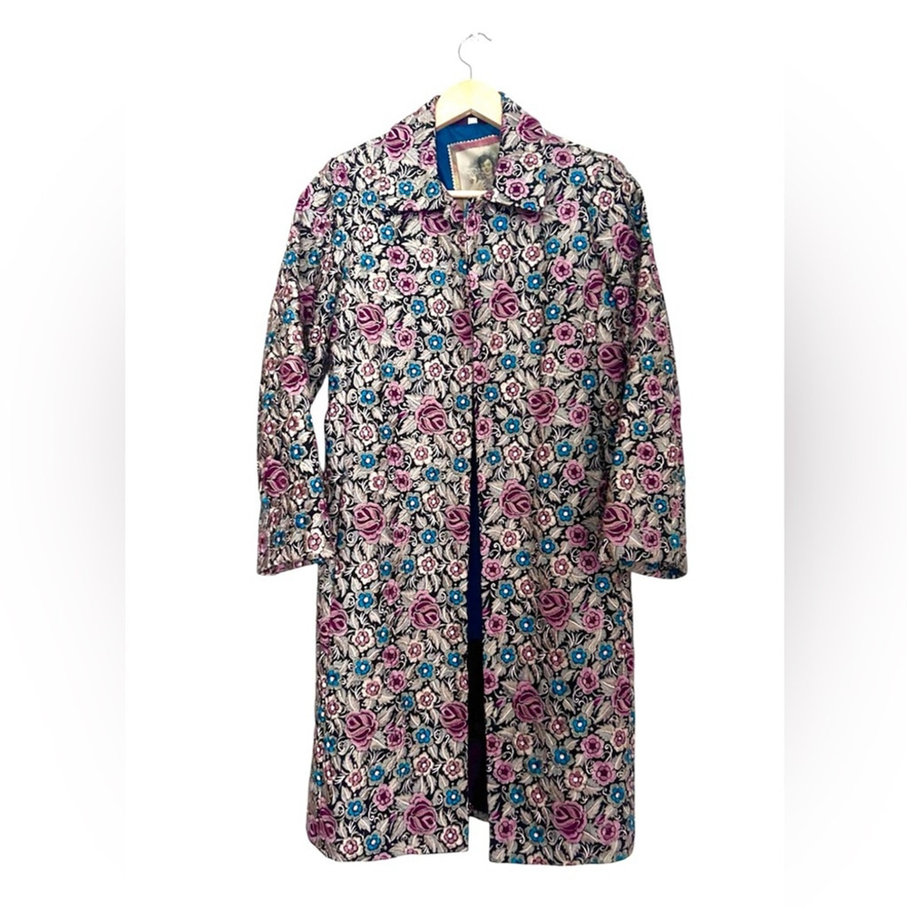 Biya by Johnny Was Embroidered Womens Coat Small